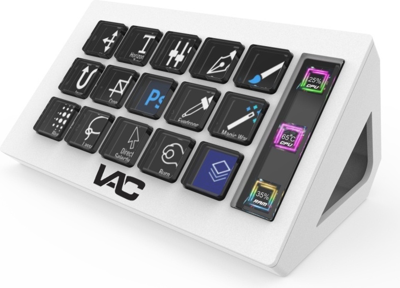 Контроллер для стриминга VAC Stream Dock HSV293S белый белый