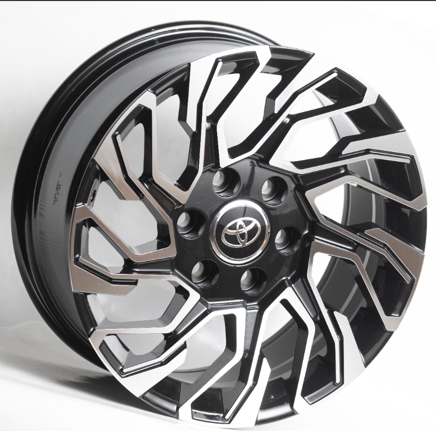 LKN Af469 8x18/6x139.7 D106.1 ET25 4 диска черный, серебристый