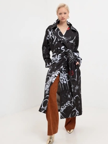 Тренчкот Mayskaya brand черный