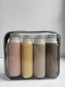 Флакон дорожный наливным путем силикон 100 мл 4 шт