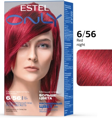 ESTEL PROFESSIONAL Only 6/56 тёмно-русый красно-фиолетовый гель-краска 125 мл