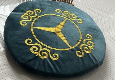 Корпе 400x40 см, синтепон, синий
