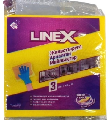 Тряпка универсальная Linex 3TR 3 шт, вискоза