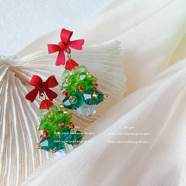 Серьги Rinhoo акрил, текстиль