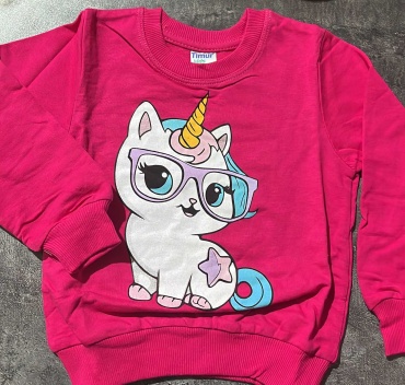 Футболка Akzar kids мультиколор фуксия
