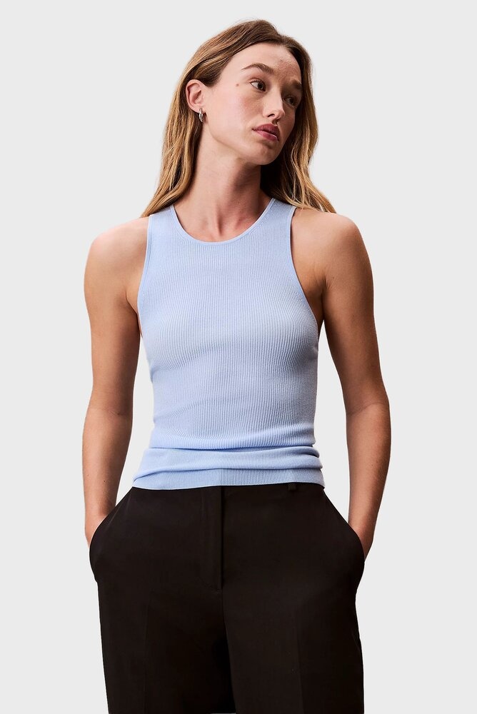 Майка Calvin Klein голубой