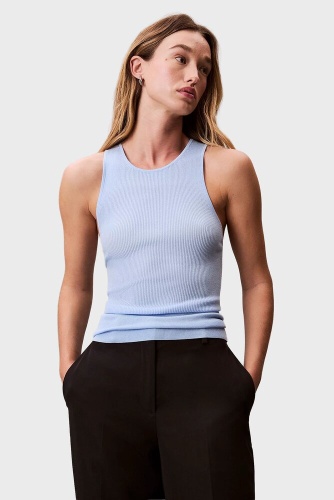 Майка Calvin Klein голубой