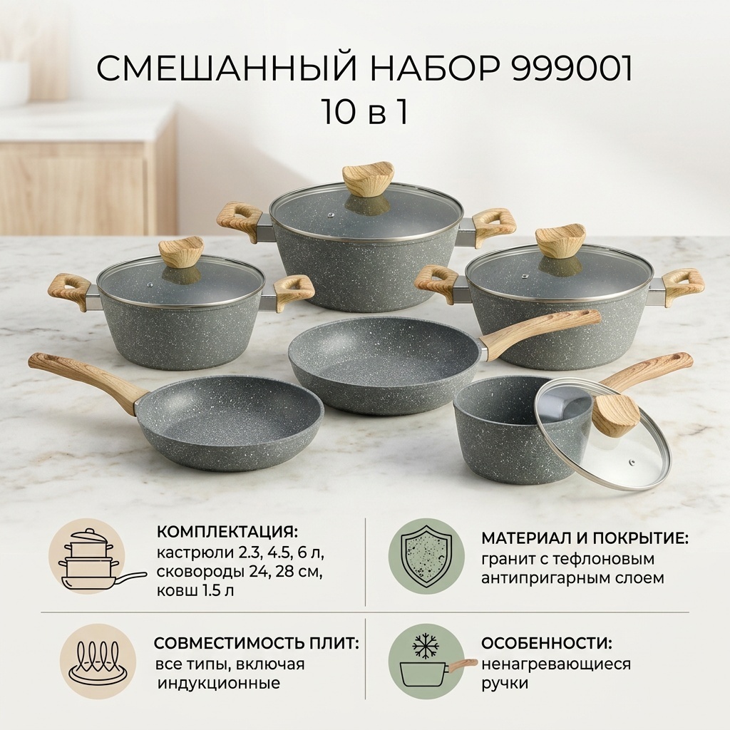Смешанный набор 999001 10 в 1