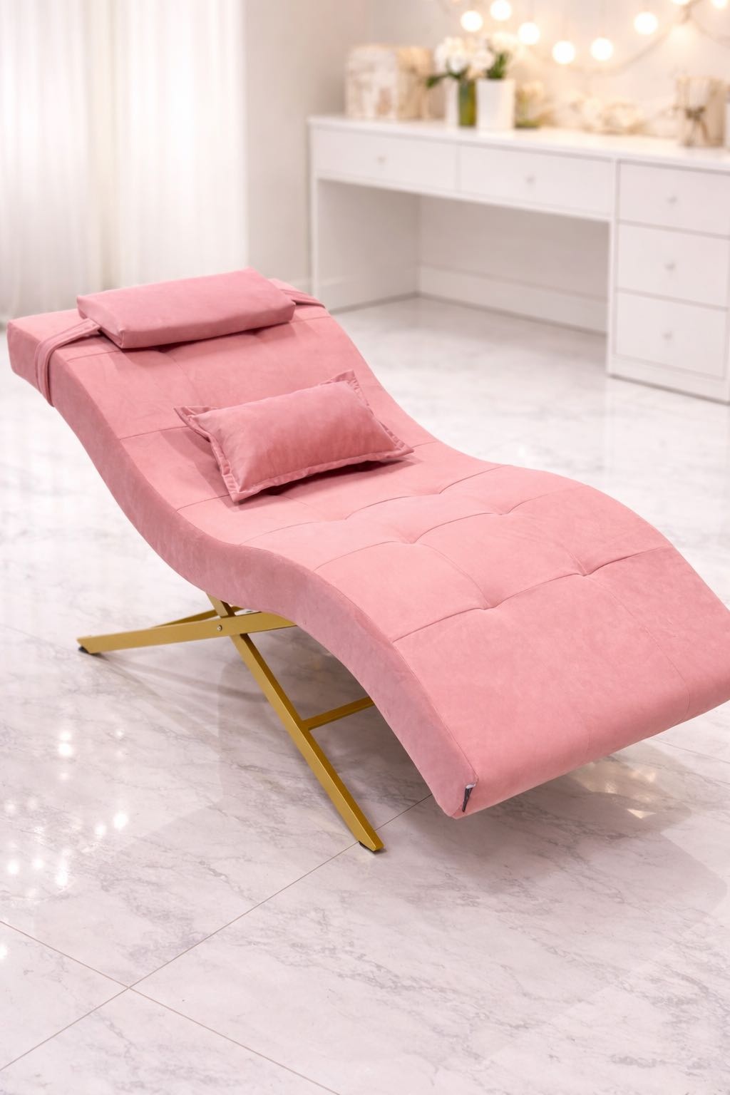 Royal Beauty кушетка Улитка розовый 72х70 см