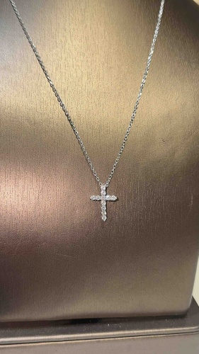 Колье Ipekyolu Jewellery 793hhslz длина 45 см вес 3 г серебро, фианит
