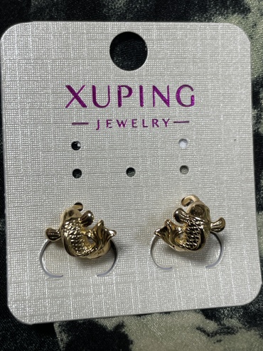 Серьги Xuping Jewelry бижутерный сплав, без вставок