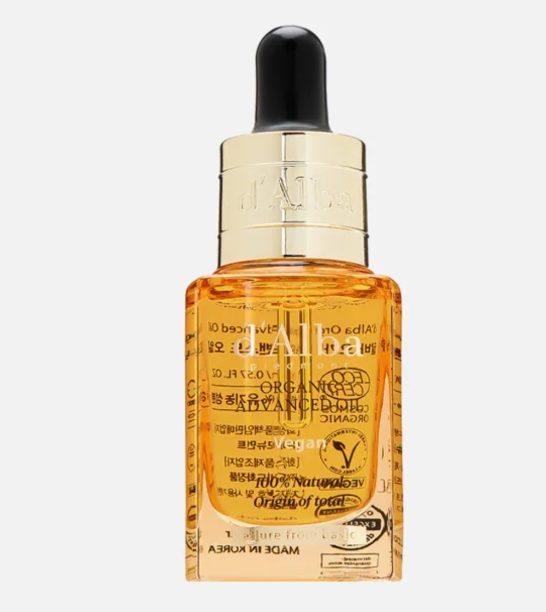 D'Alba масло organic advanced oil для лица 17 мл