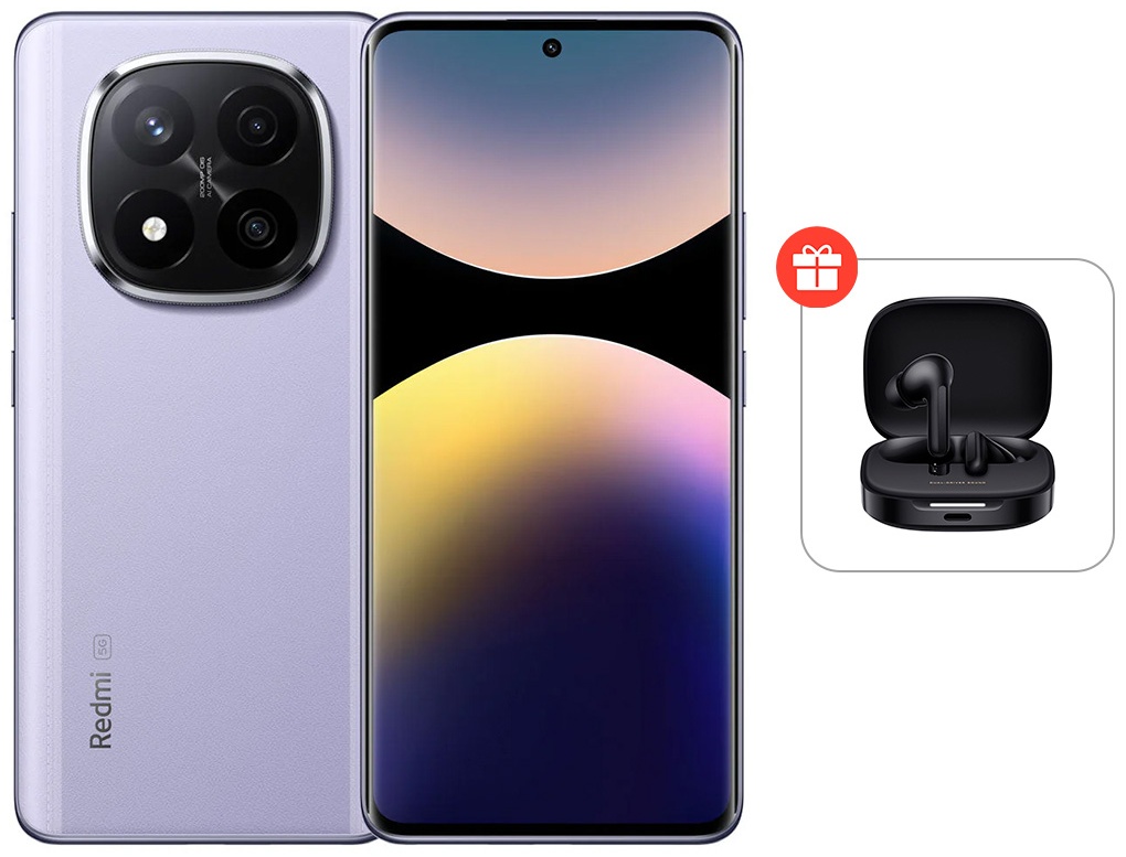 Смартфон Redmi Note 14 Pro+ 8 ГБ/256 ГБ фиолетовый + подарок