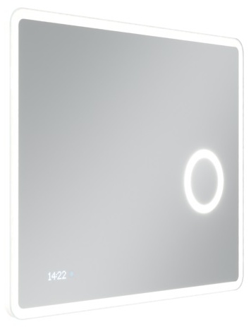 AR1.900 Зеркало SANCOS "Arcadia Led" 900х700 с увеличительным зеркалом и часами - артикул K0000219809