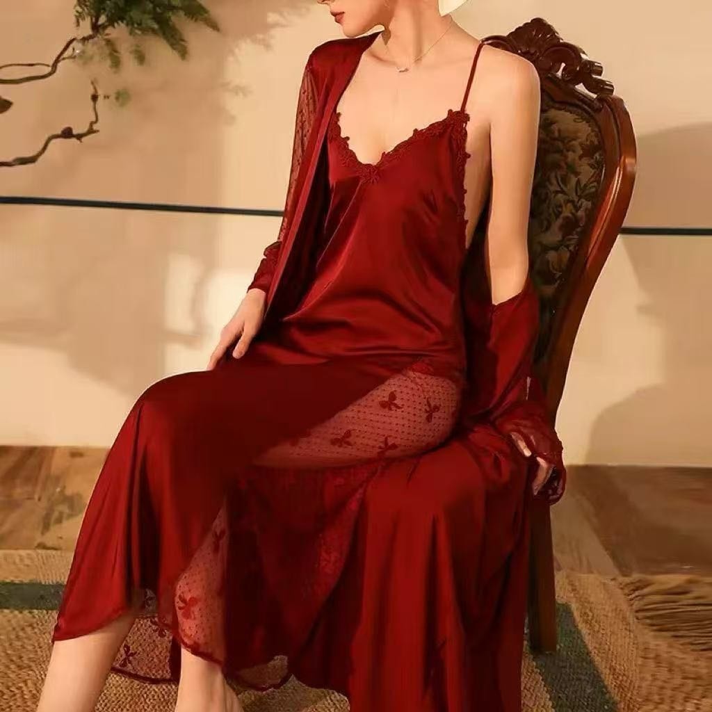 Комплект Lovesione lingerie бордовый