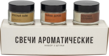 Ароматическая свеча BD003 3.5 см, 3 шт