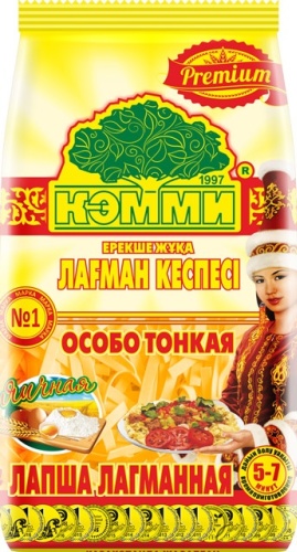 КЭММИ особо тонкая лапша лагманная 200 г