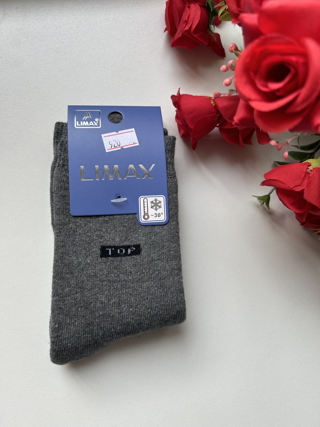 Носки LIMAX 85056L-1 1 пара серый 31-34