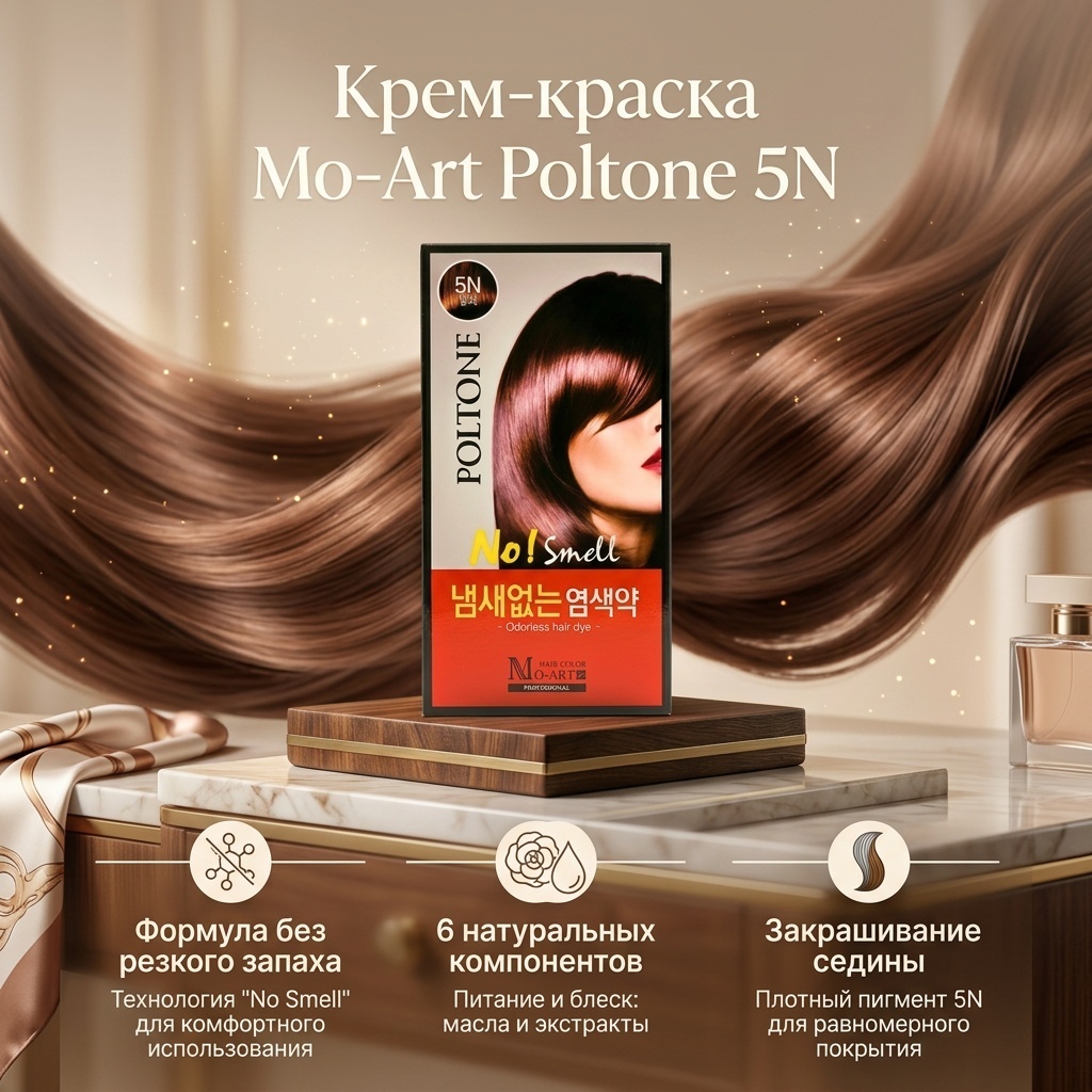 Mo-Art Poltone 5N крем-краска 300 мл