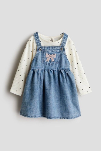 Комплект H&M синий, белый