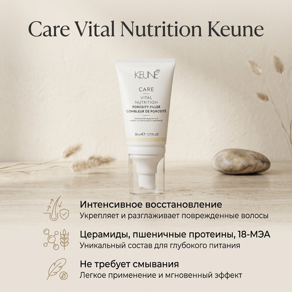 Keune Care Vital Nutrition филлер 50 мл