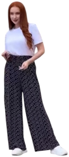 Кюлоты Зина черный, белый