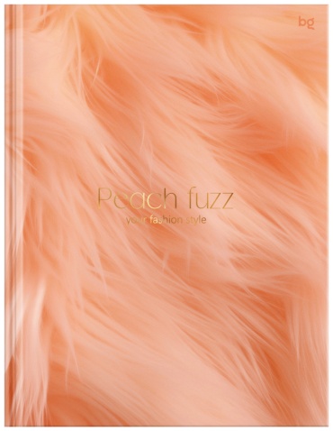 Блокнот BG Peach Fuzz, A5, 80 л, оранжевый