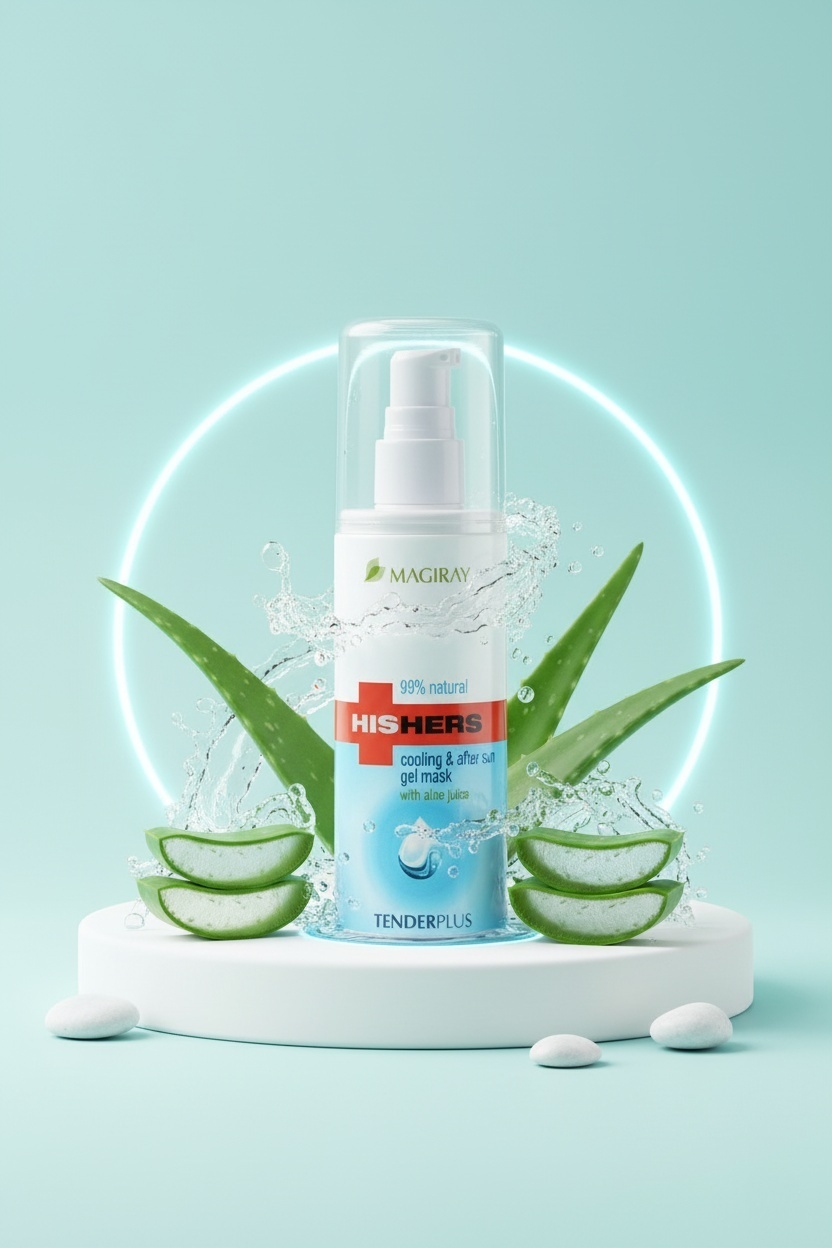 Маска для лица MAGIRAY гелевая Tenderplus Cooling & After Sun Gel Mask 125 мл