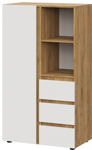 Распашной шкаф Tumba TB 16, 80x141.5х46.1 см, белый