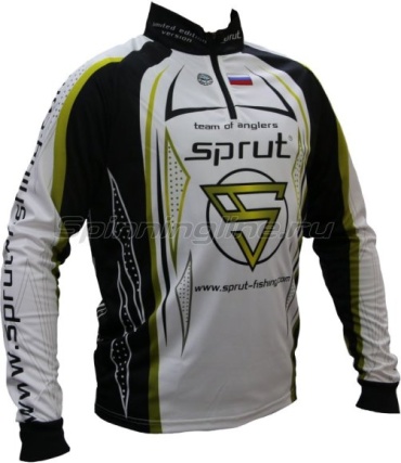 Футболка Sprut Футболка Sprut Team of Anglers Limited Edition White/Black/Gold/ XL XL