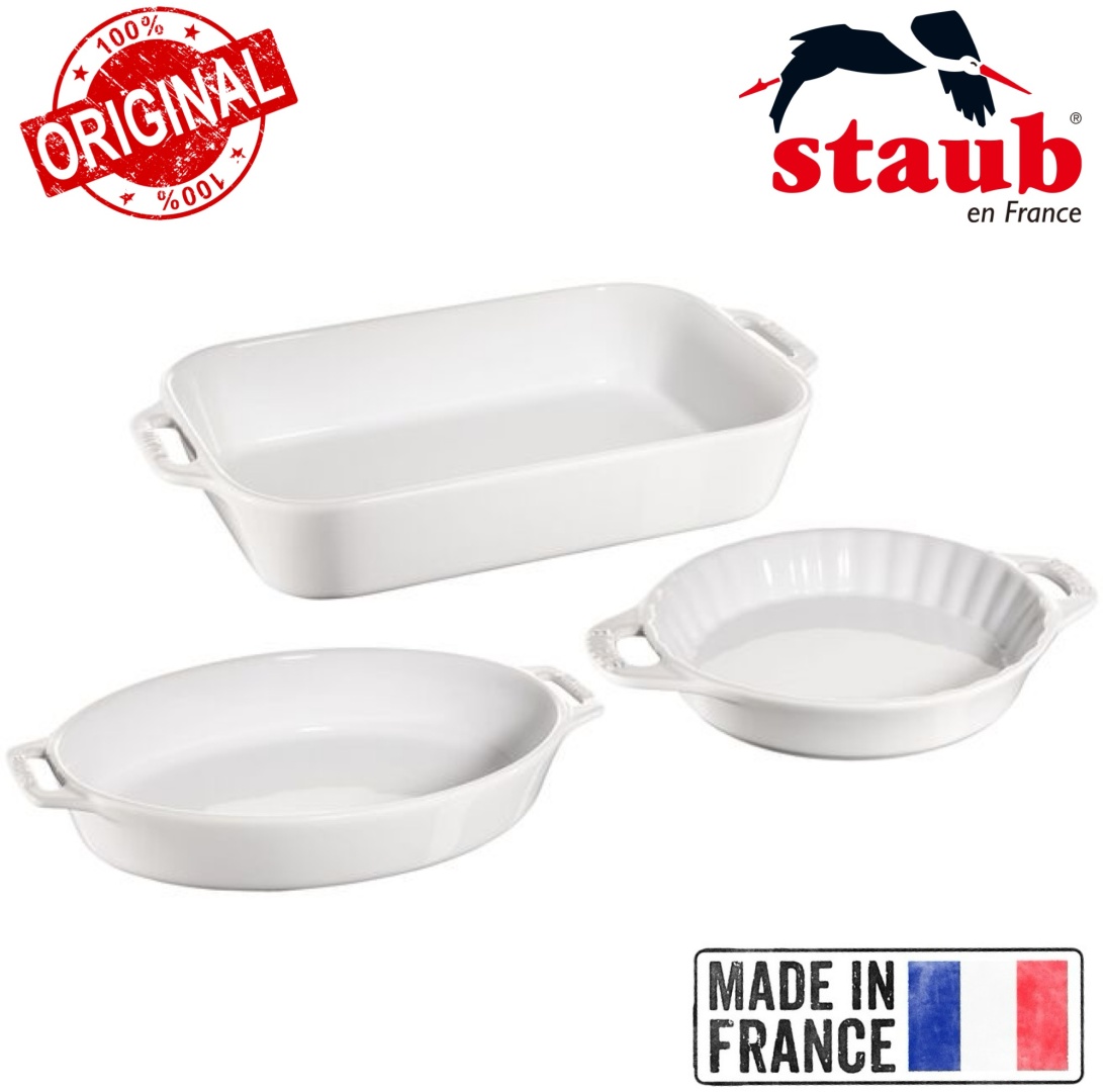 Staub форма Ovenware White, керамика