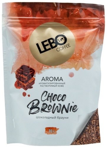 Кофе растворимый LEBO Coffee Choco Brownie сублимированный 70 г