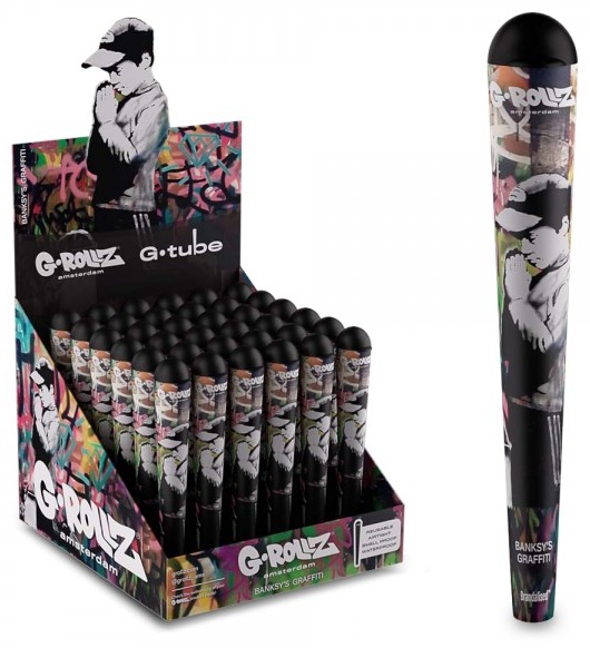 Портсигар G-rollz Banksy's Graffiti 11 x 2 см влагозащитный корпус