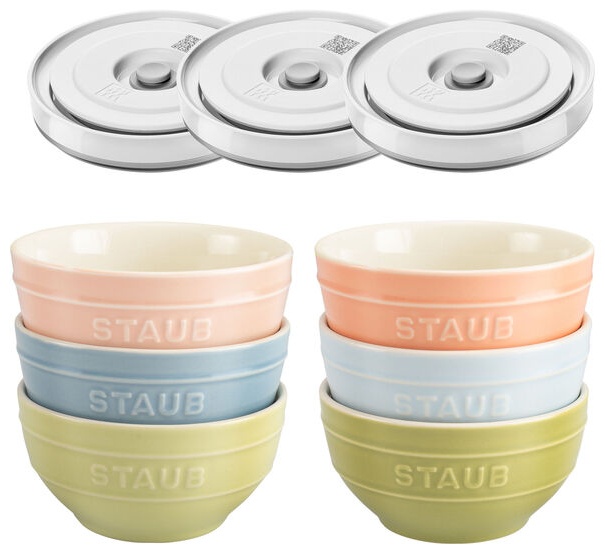 Набор мисок Staub 12х12 см, керамика, 9 шт