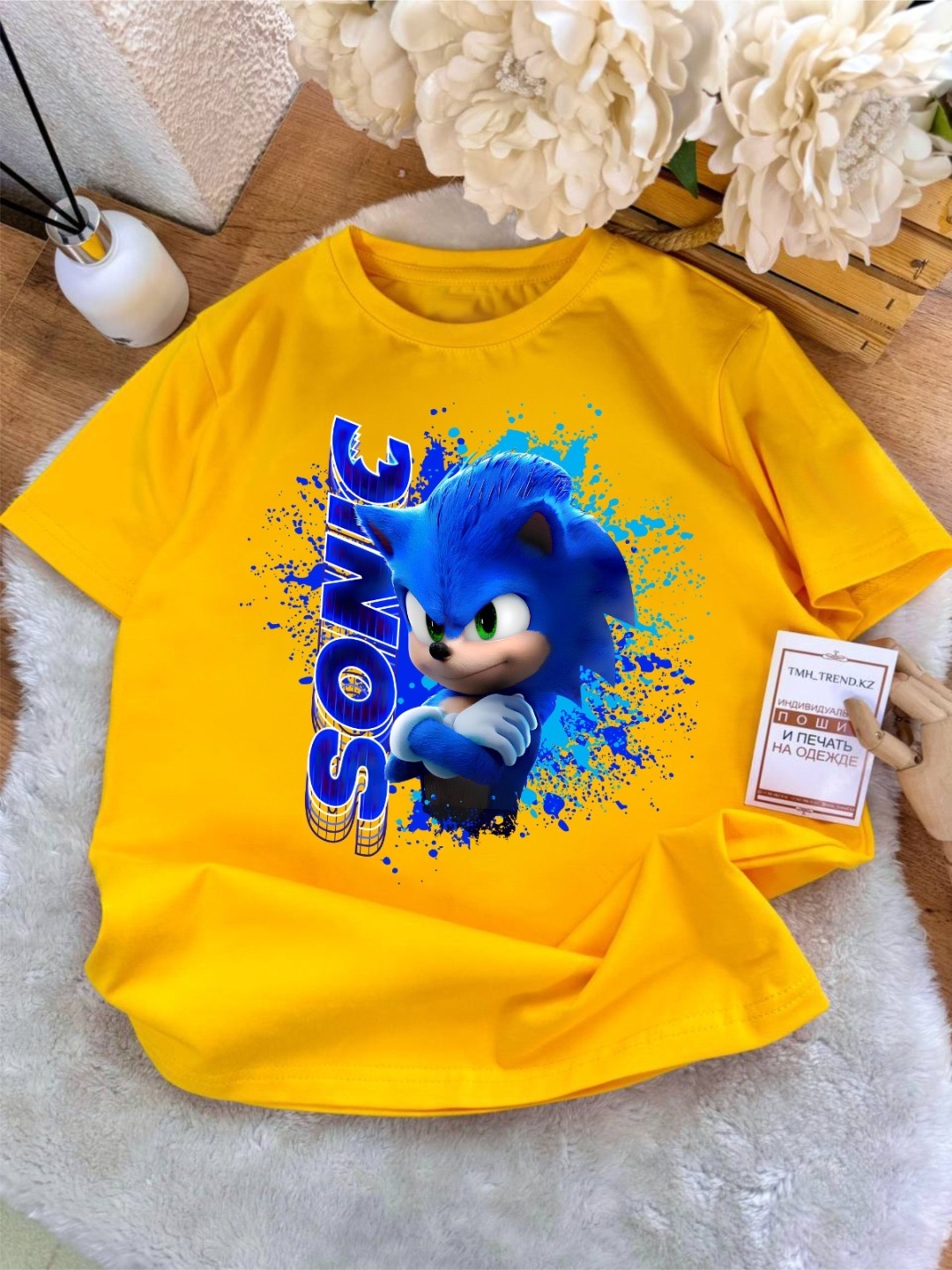 Футболка Соник Sonic TMH_TREND.KZ желтый