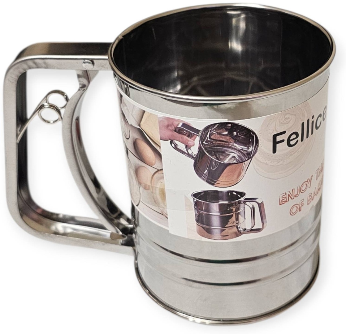 Сито для муки Fellice FR 13 см 10 см нержавеющая сталь, 1 шт