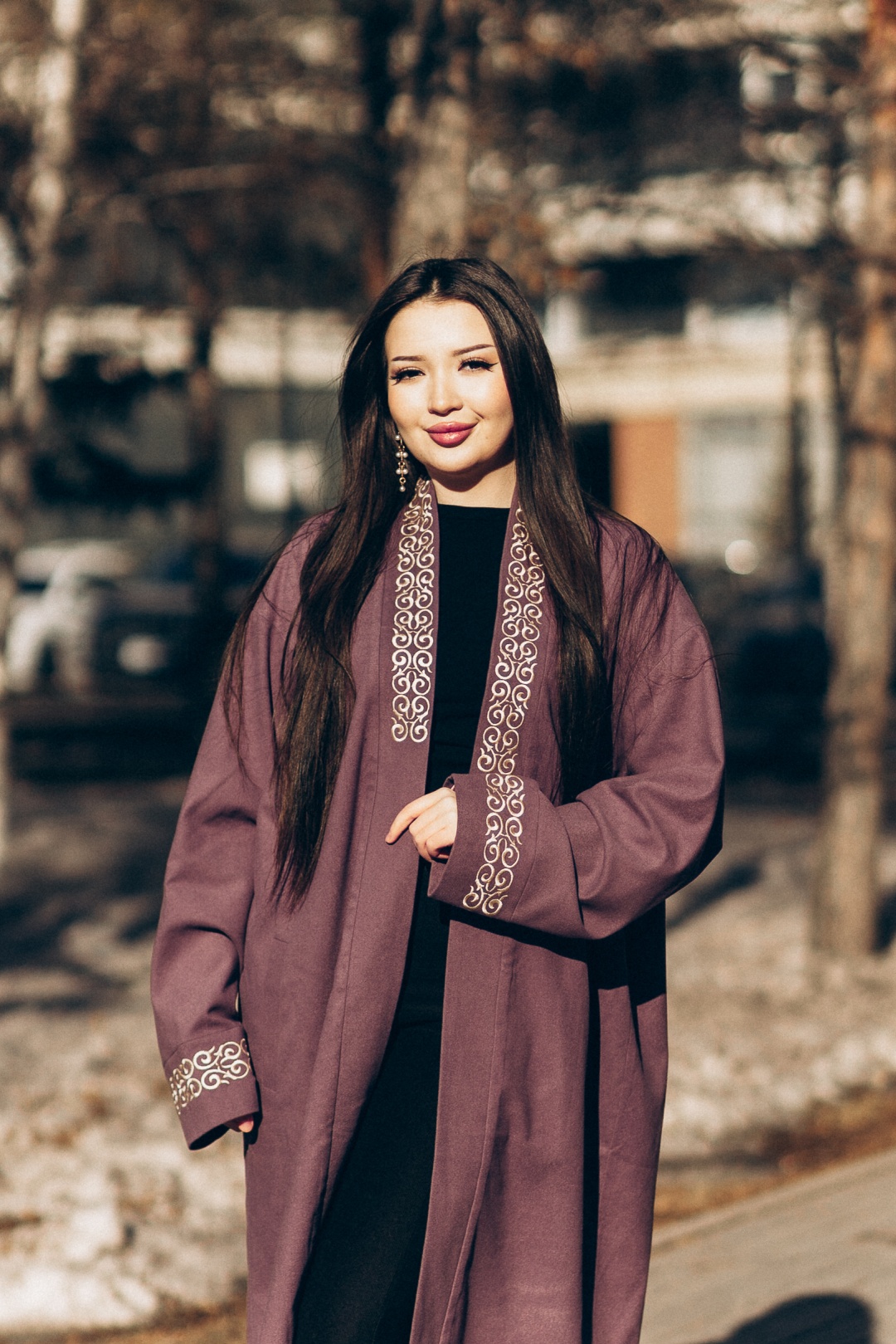 Национальный костюм Hazifa сиреневый