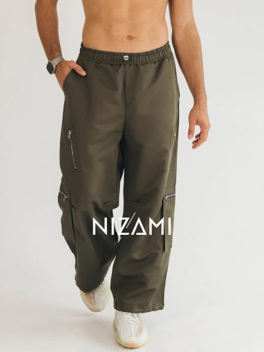 Повседневные брюки NIZAMI.brand хаки