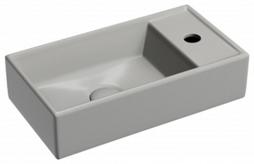 Раковина Ceramicanova CN6051LMH подвесная прямоугольная 41х22 см, санфарфор