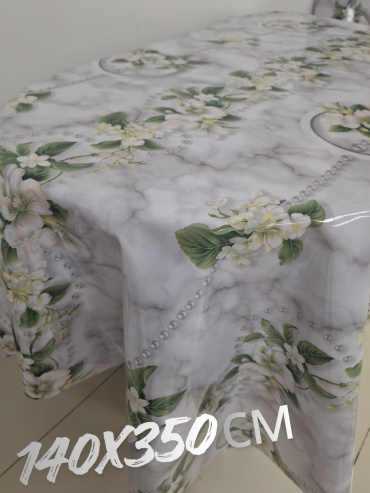 Клеенка Евроуют 350x140 см, ПВХ, полиэстер, 1 шт