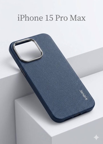 Чехол X-LEVEL для Apple iPhone 15 Pro Max синий
