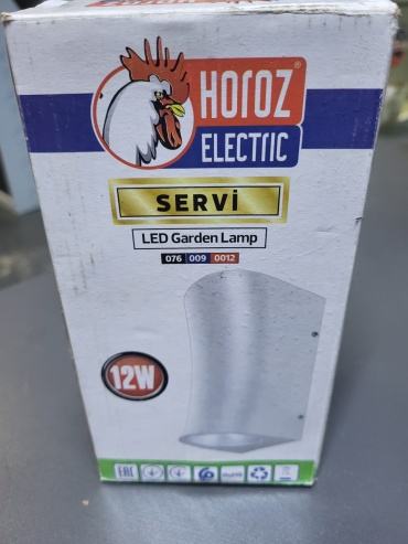 Светильник настенно-потолочный Horoz Electric LED 12 Вт белый