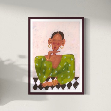 Araystudio.kz картина интерьерная на холсте «Promises l» 50x70 см