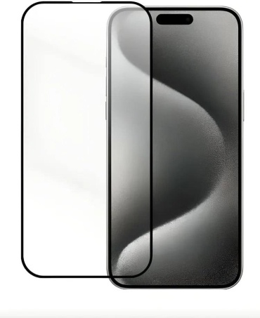 Стекло KUZOOM для Apple iPhone 16 черный
