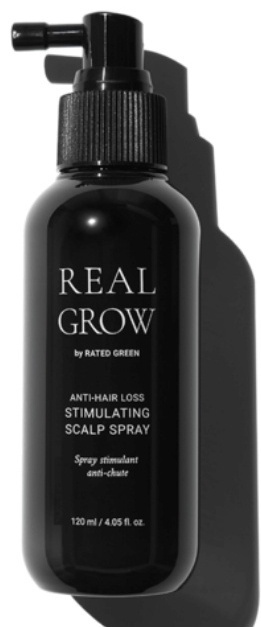RATED GREEN Спрей для кожи головы против выпадения волос Real Grow Anti-Hair Loss Stimulating Scalp Spray 120 ml