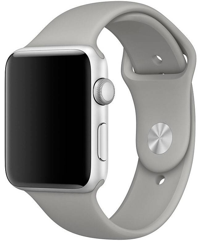 Ремешок для Apple Watch Series 7, Watch Series 8, Watch Series 10 серый