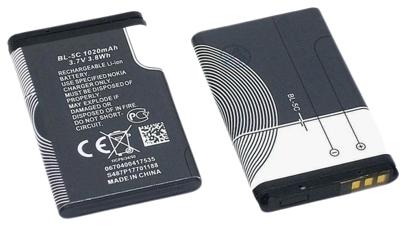 Аккумулятор Для 1100-6230i/BL-5C 1020 мАч