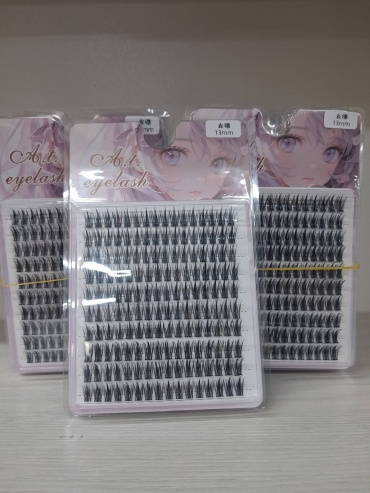 A.t. eyelash пучковые 5D C 0.07 мм черный 13 мм