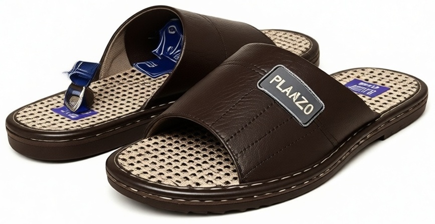 Тапочки Plaazzo коричневый