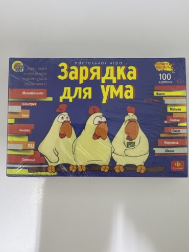 Настольная игра РЫЖИЙ КОТ Зарядка для ума